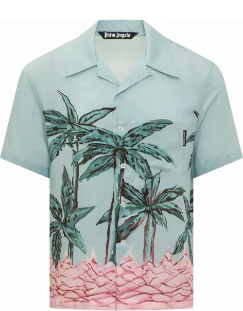 Palm Angels Multicolor Viscose Shirt