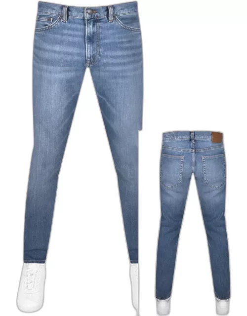 Gant Regular Mid Wash Jeans Blue