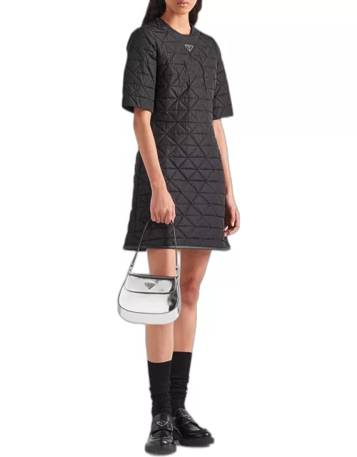 Re-Nylon Quilted Mini Dres