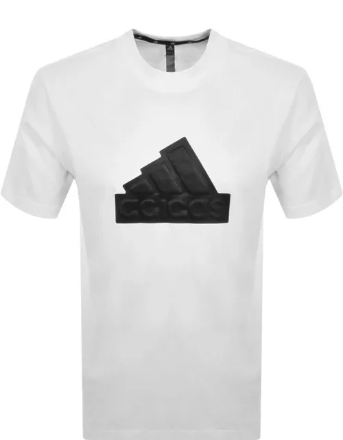 adidas Logo T Shirt White