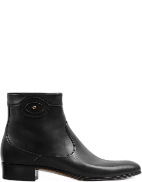 Men's Adel GG Leather Ankle Boot