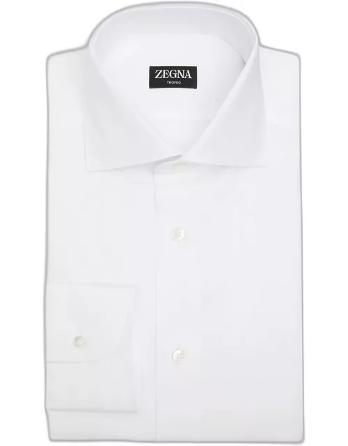 Men's Micro-Textured Cotton Dress Shirt