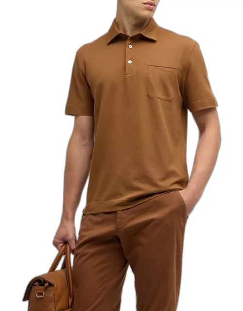 Men's Vicuna Pocket Polo Shirt