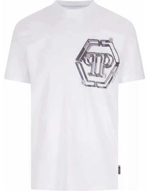 Philipp Plein White Pp Glass T-shirt