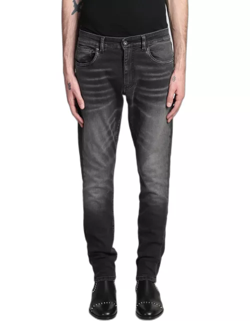 Salvatore Santoro Jeans In Black Deni