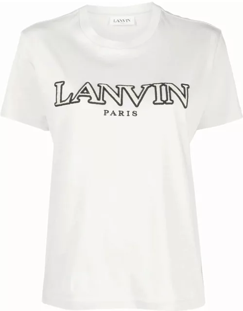 LANVIN WOMEN Curb Regular Fit T-Shirt Mastic