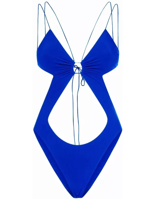 Kendall blue one-piece swimsuit
