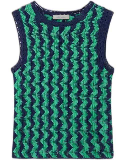 Isle Crochet-Knit Tank Top