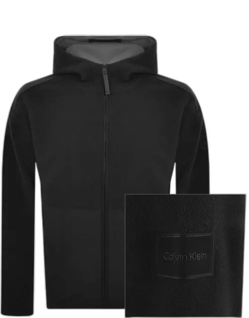Calvin Klein Bonded Fleece Jacket Black