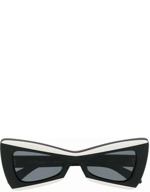 Two-tone sunglasses with Arrows motif