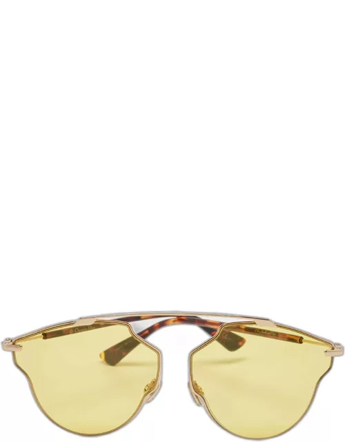 Dior Yellow/Brown So Real Pop Sunglasse