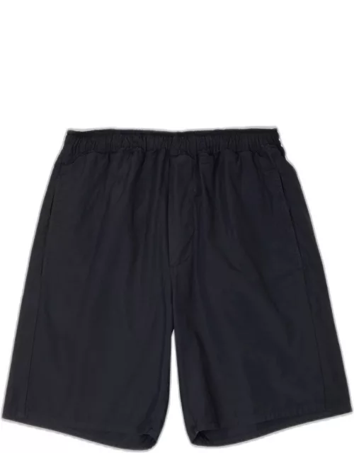 Mauro Grifoni Bermuda Cotone Dark blue cotton shorts with elastic waistband