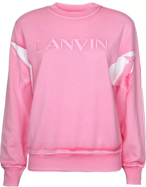 Lanvin Sweatshirt Sweatshirt In Cotton With Logo In Tone