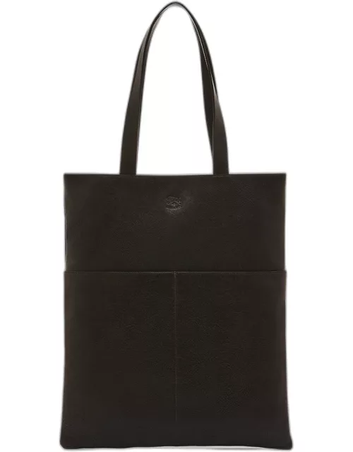 Men's Oriuolo Leather Tote Bag