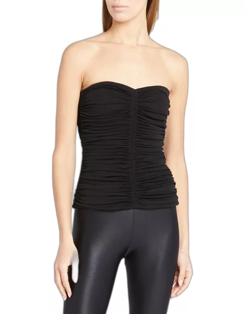 Ruched Strapless Tube Top