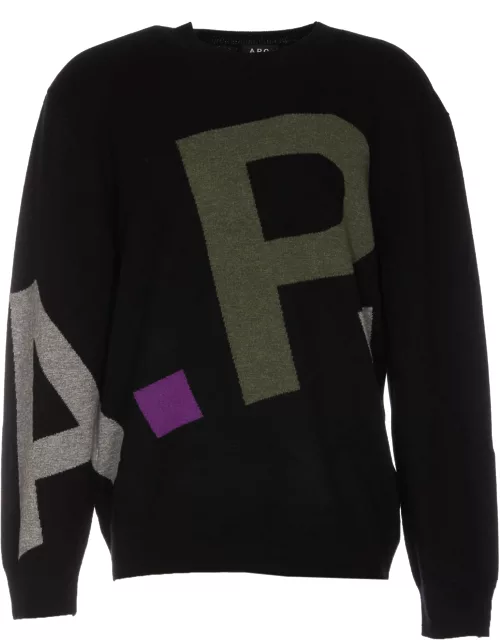 A.P.C. Logo All Over Sweater