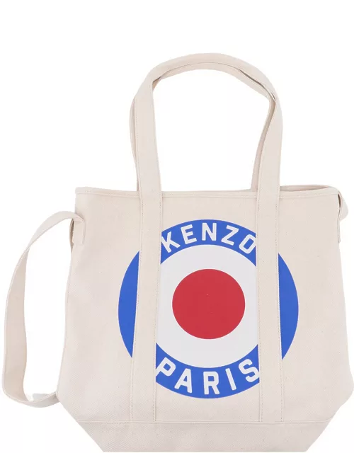 Kenzo Logo Patched Tote