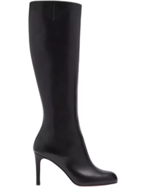 Pumppie Botta Red Sole Leather Knee-High Boot