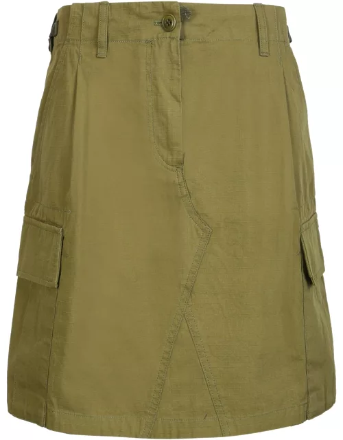 Kenzo Cargo Cotton Mini Skirt