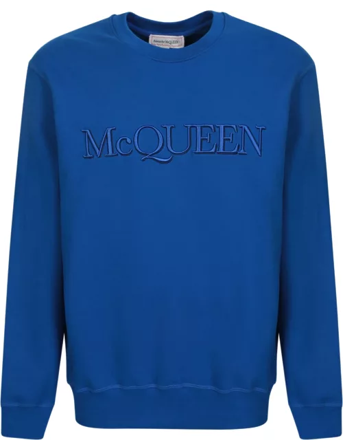 Alexander McQueen Logo Embroidered Sweatshirt