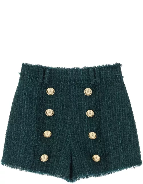 BALMAIN shorts in tweed