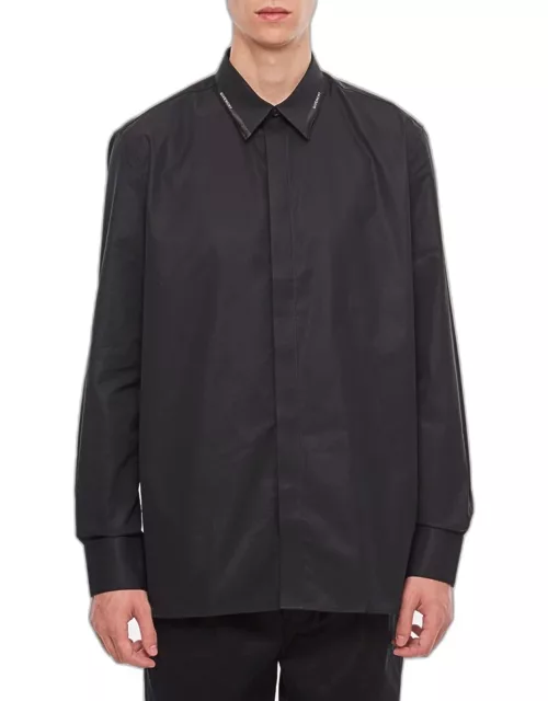 Givenchy Contemporary Fit Shirt With Collar Detail Black