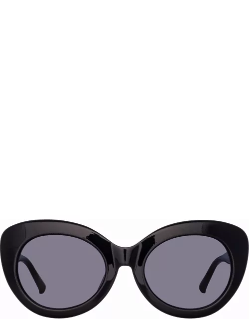 Agnes Cat Eye Sunglasses in Black