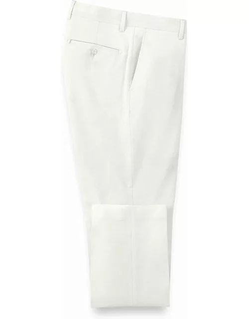 Linen / Cotton Flat Front Pant