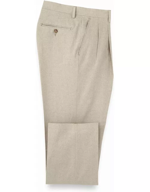 Linen/cotton Pleated Pant