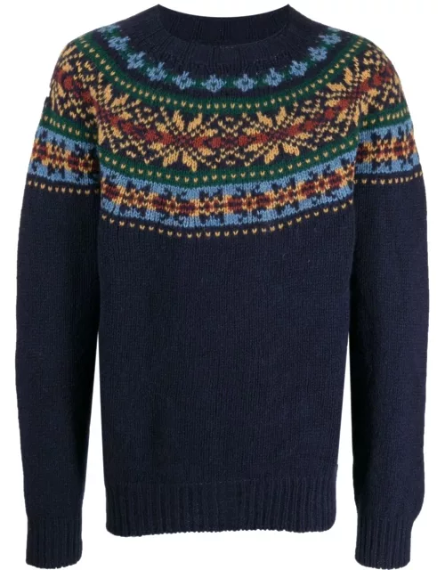 Howlin' graphic-print wool jumper