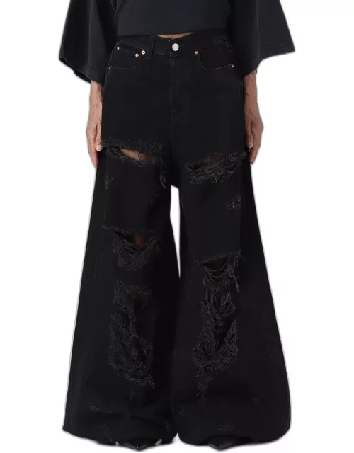 Jeans VETEMENTS Woman colour Black