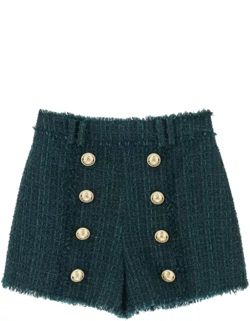 Balmain Shorts In Tweed