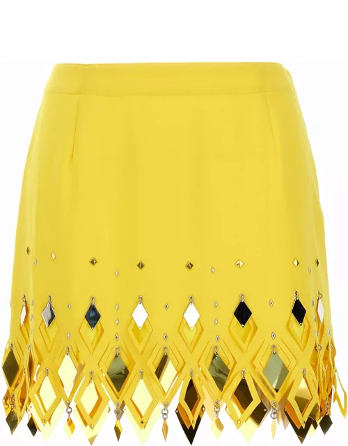 Paco Rabanne Diamond-hued Sequin Skirt