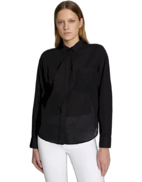 Classic Button Up Shirt in Black