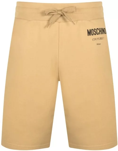 Moschino Jersey Shorts Beige