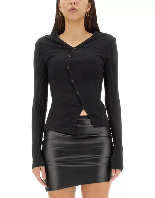 helmut lang top twisted