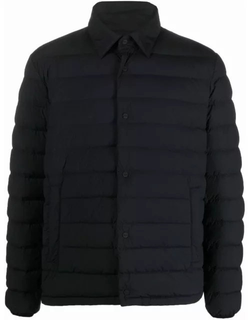 Herno Camicia button-up padded jacket