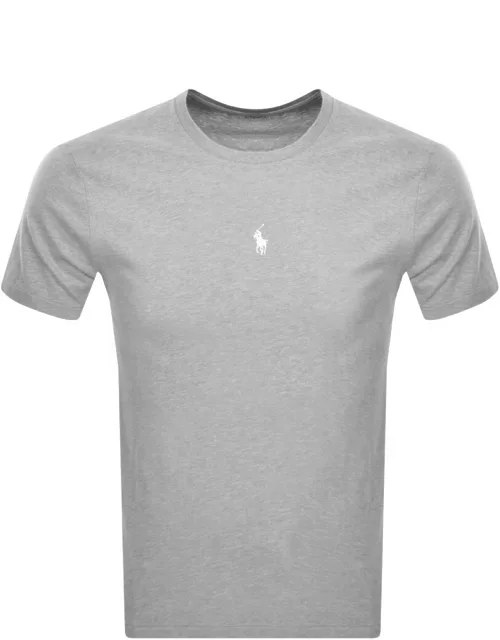 Ralph Lauren Crew Neck Logo T Shirt Grey