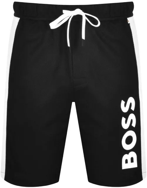 BOSS Lounge Jacquard Shorts Black