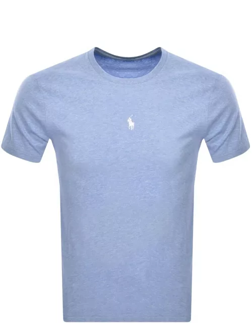 Ralph Lauren Crew Neck Logo T Shirt Blue