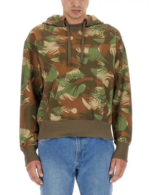 moschino camouflage sweatshirt