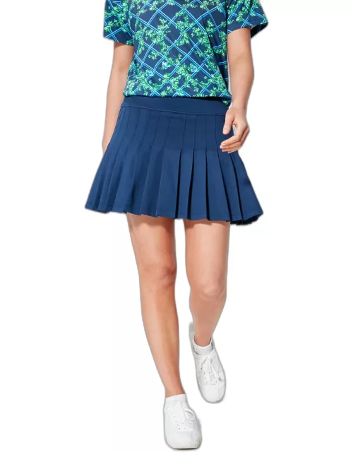 Navy 15 Inch Williams Tennis Skirt