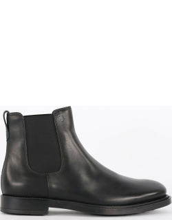 Tods Black Chelsea Boot