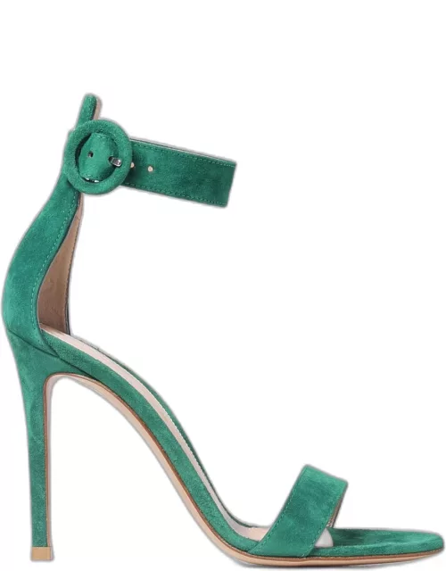 Heeled Sandals GIANVITO ROSSI Woman colour Green