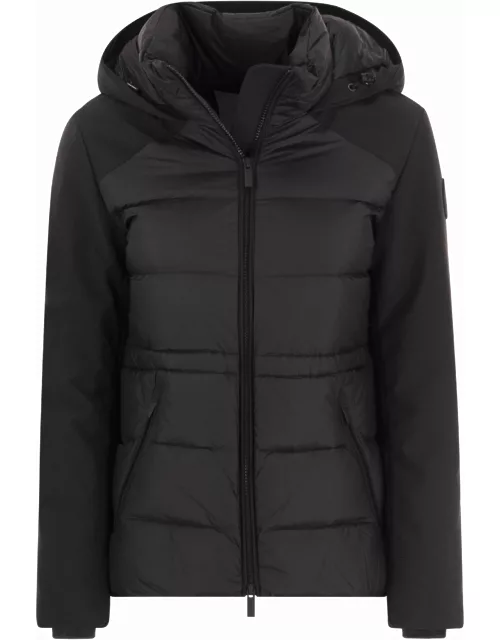 Woolrich Quilted Down Jacket With Hood