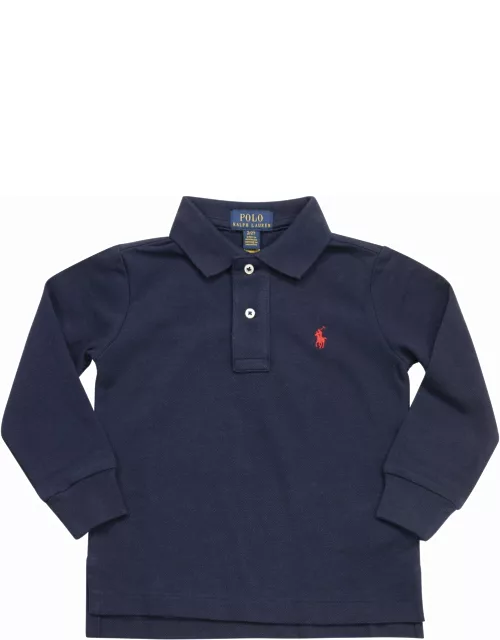 Polo Ralph Lauren Long-sleeved Pique Polo Shirt
