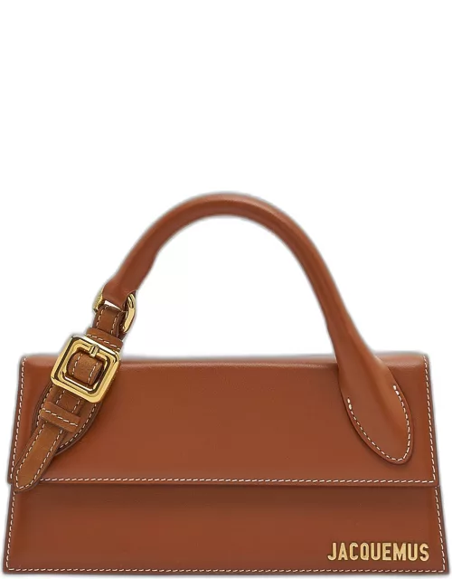 Le Chiquito Long Leather Crossbody Bag