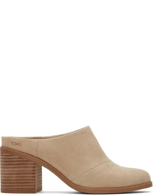 TOMS Women's Natural Suede Evelyn Mule Boot