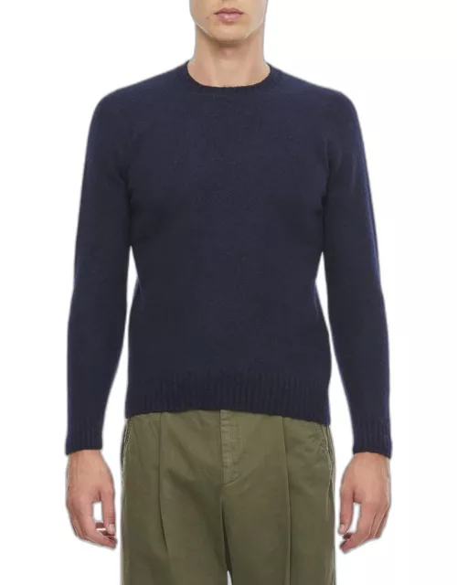 Drumohr Crewneck Wool Sweater Blue