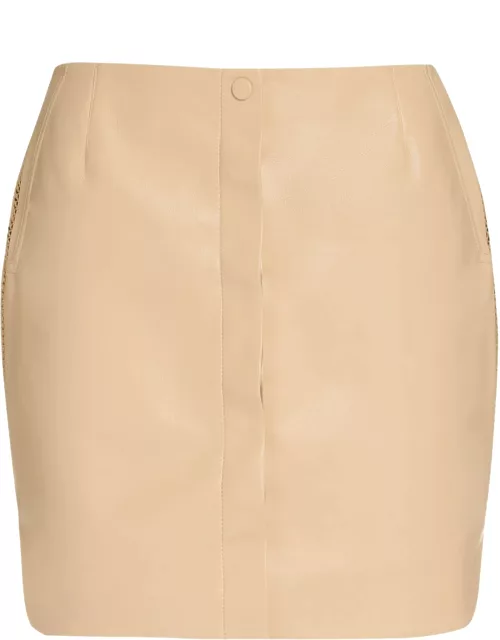 Nanushka Lynn Leather Mini Skirt